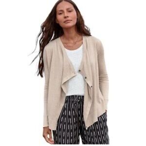 Garnet Hill Cream Cardigan